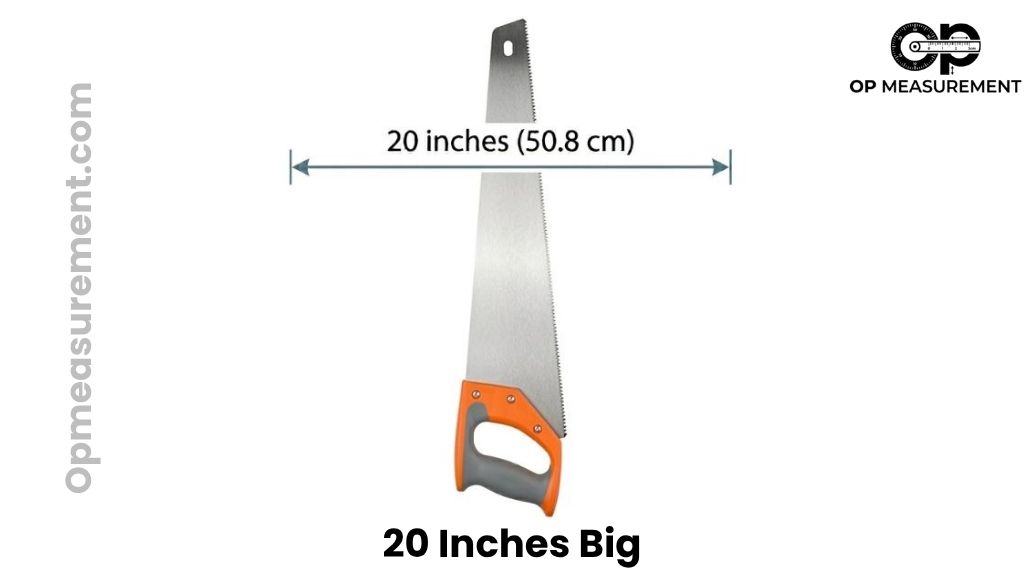 Hand Saw Blade That Measure 20 Inches Long