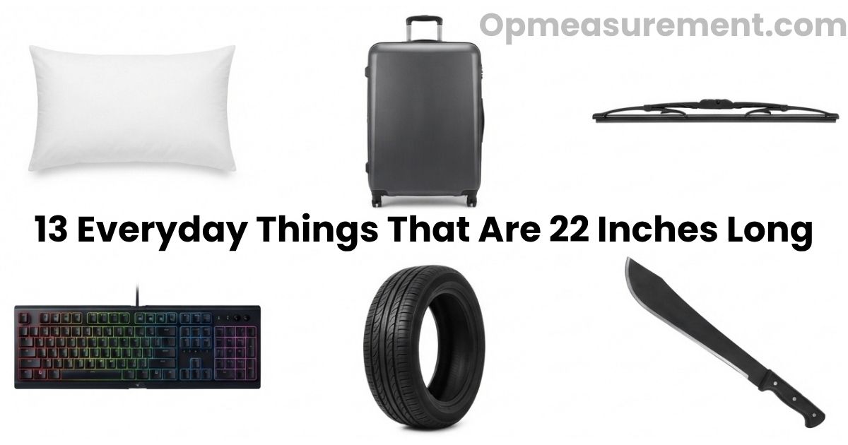 How big is 22 Inches? 13 Things That Measure 22 Inches Big