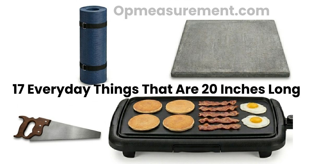 How Long is 20 inches? 17 Things That Measure 20 Inches Long