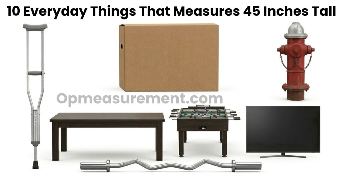 How Tall Is 45 Inches? 10 things that measure 45 Inches