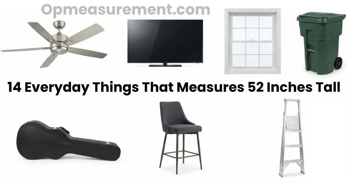 How Tall Is 52 Inches? 14 Things That Are 52 Inches