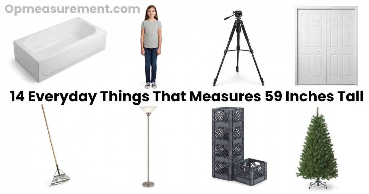 How Tall Is 59 Inches? 14 Real-World Things That Show You the Height