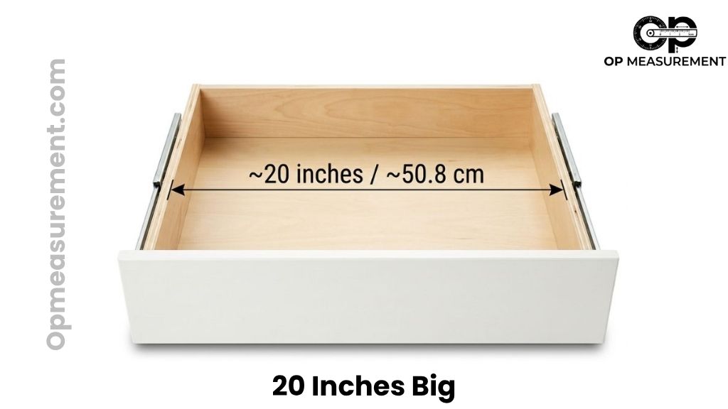 Kitchen Drawer Interior That Measure 20 Inches Long