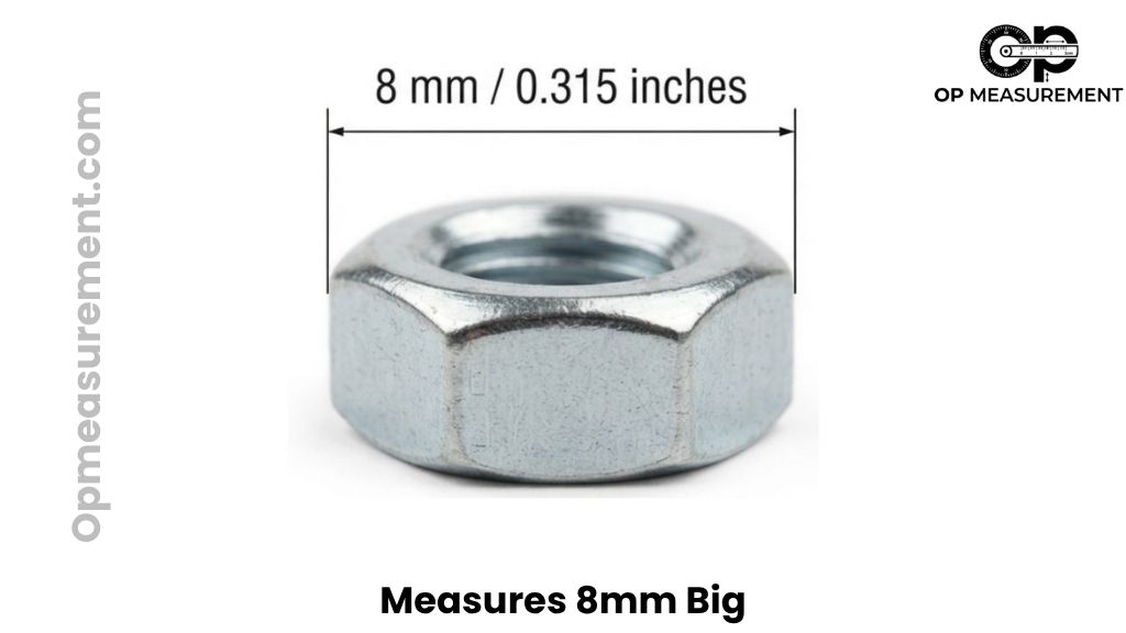 M5 Hex Nut That Is About 8mm Big