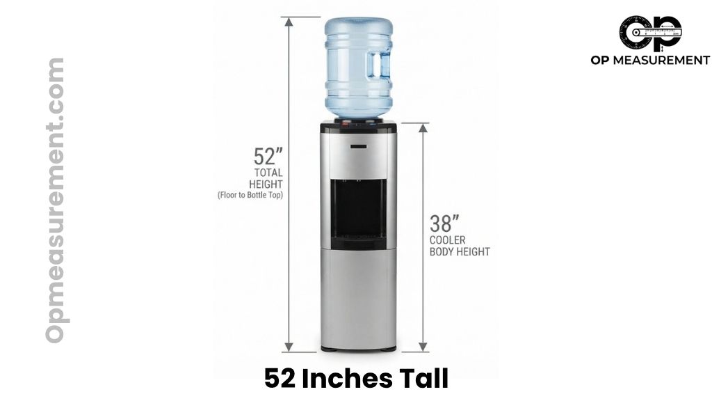 Office Water Cooler That Is About 52 Inches Tall