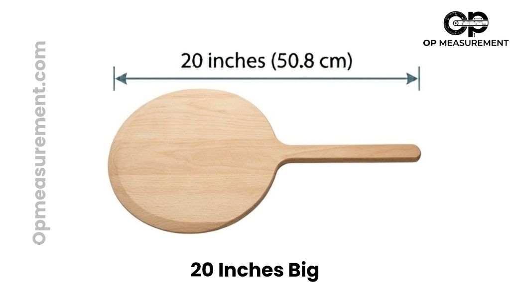 Pizza Peel Blade That Measure 20 Inches Long