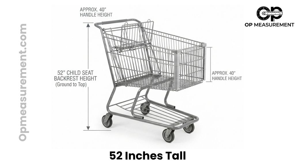 Shopping Cart Child-Seat Backrest That Are About 52 Inches Long