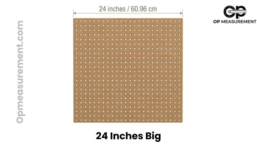 Small Pegboard Panel That Is About 24 Inches Long