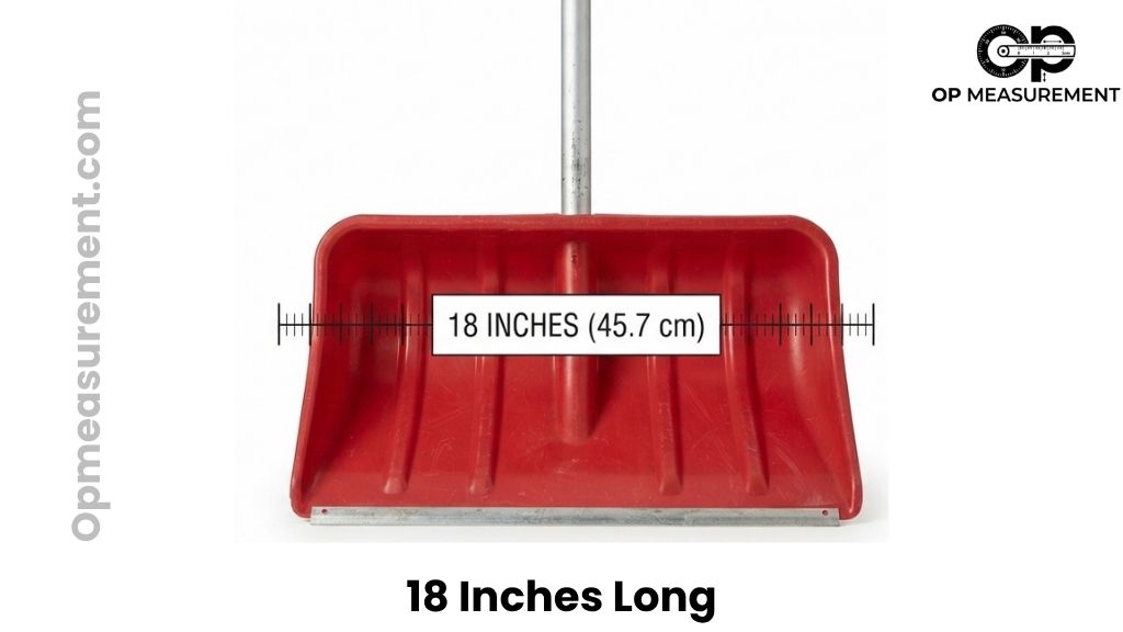 Snow Shovel Blade That Are 18 inches Long