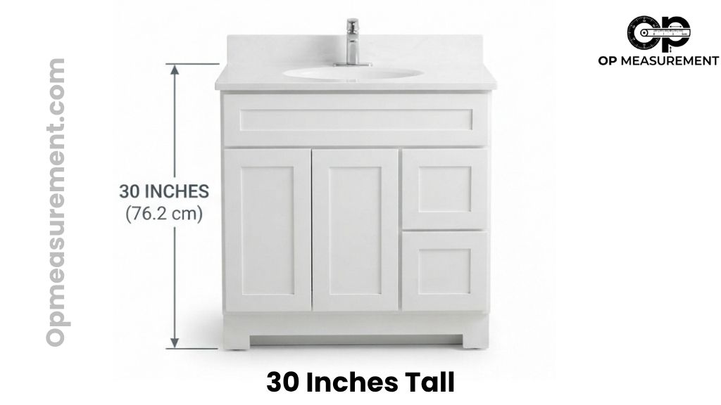Standard Bathroom Vanity That Are About 30 Inches Long