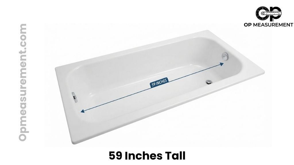 Standard Bathtub Interior That Are About 59 Inches Tall