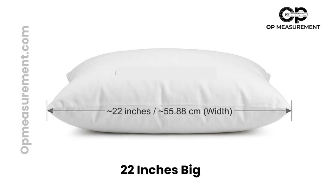 Standard Bed Pillow That Are About 22 Inches Big