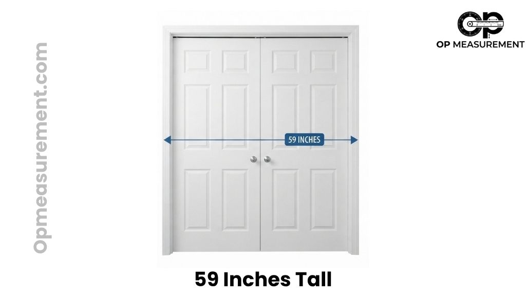 Standard Closet Door Pair That Are About 59 Inches Long
