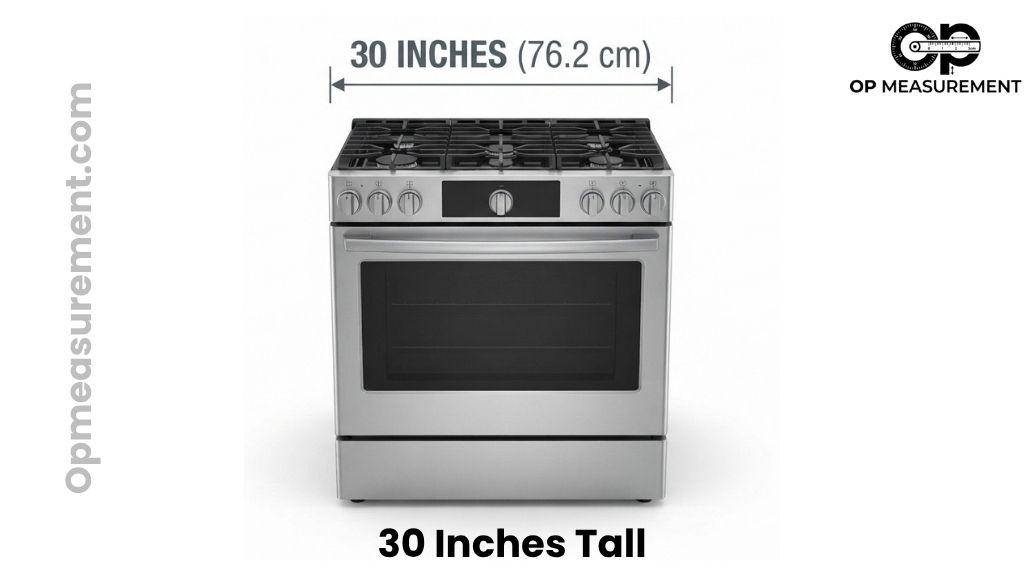 Standard Kitchen Stove That Are About 30 Inches Tall