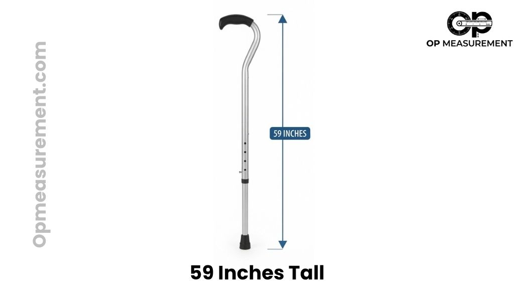 Standard Walking Cane That Are About 59 Inches Tall