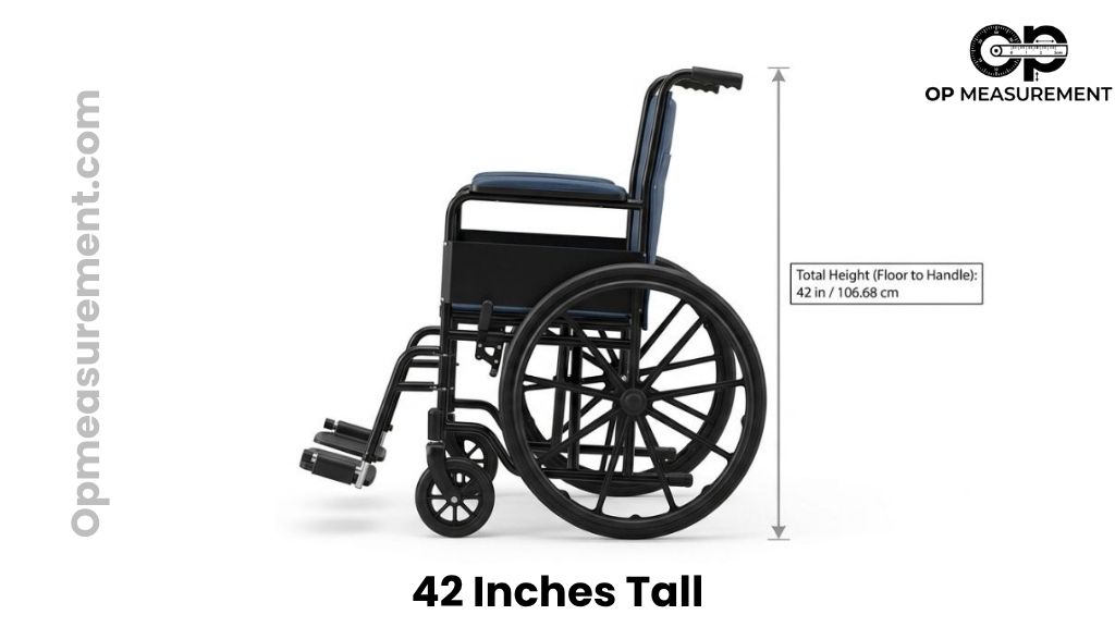 Standard Wheelchair That Measures 42 Inches Tall
