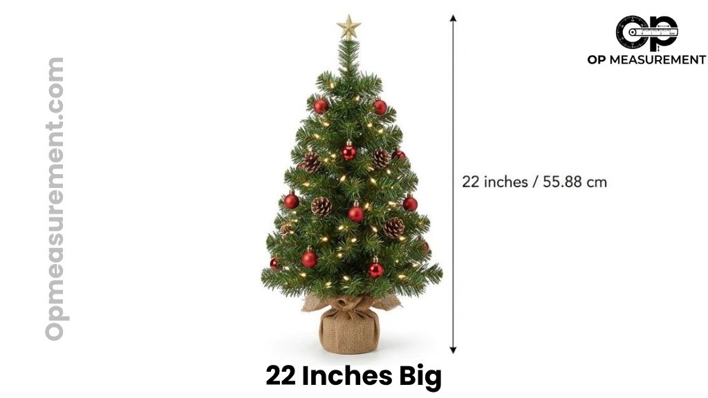 Tabletop Christmas Tree That Are About 22 Inches Big