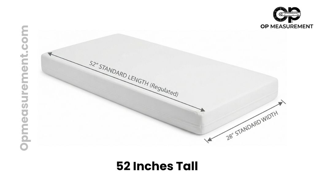 Toddler / Crib Mattress That Are About 52 Inches Tall