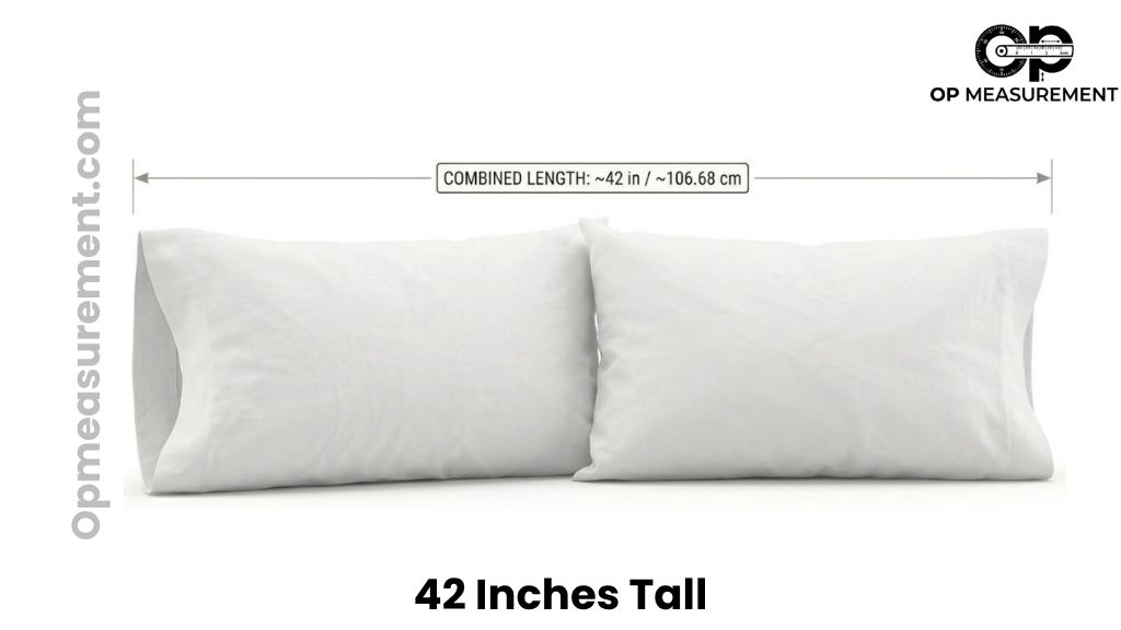 Two Queen Pillowcases End to End That Are 42 Inches Long
