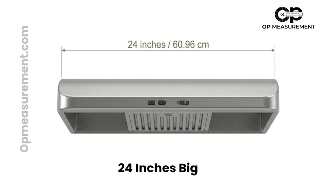 Under-Cabinet Range Hood That Is About 24 Inches Big