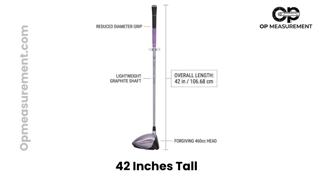 Women’s or Junior Golf Driver That Measures 42 Inches Tall