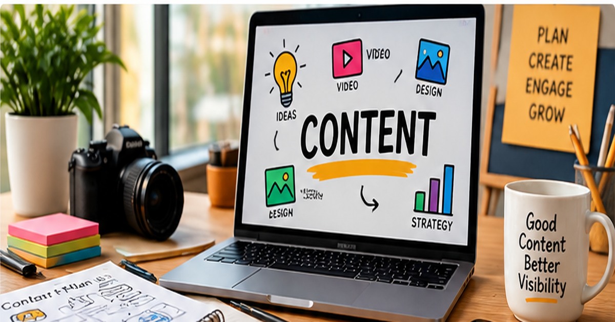 Content design strategies for improving brand visibility through digital marketing in 2026